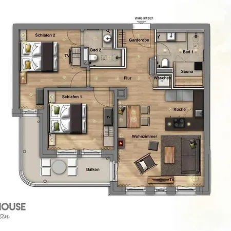 Beachhouse Bansin App 03 Apartment *